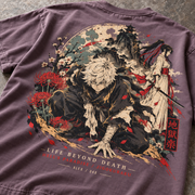 Hells Paradise Anime Fantasy Graphic T-Shirt - close-up graphic detail
