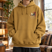 Stories After Dark Fantasy Theatre Anime Hoodie Mustard Gold - back print view