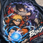 Naruto Shippuden Bonds Beyond Pain Graphic Tank Top - close-up graphic detail