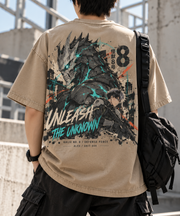 Kaiju No 8 Unleash the Unknown Graphic T-Shirt - back print view