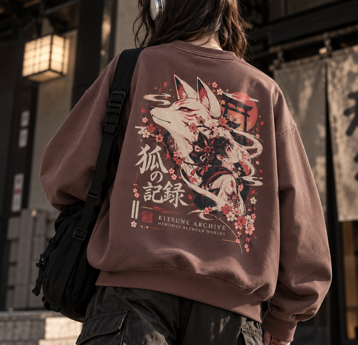 Kitsune Spirit Japanese Fantasy Youth Sweatshirt