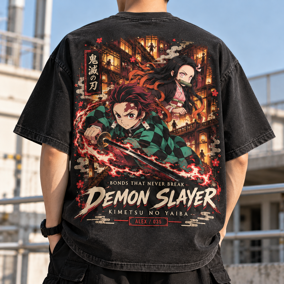 Demon Slayer Kimetsu no Yaiba Anime Graphic T-Shirt
