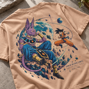 Dragon Ball Super Anime Power Graphic T-Shirt - close-up graphic detail