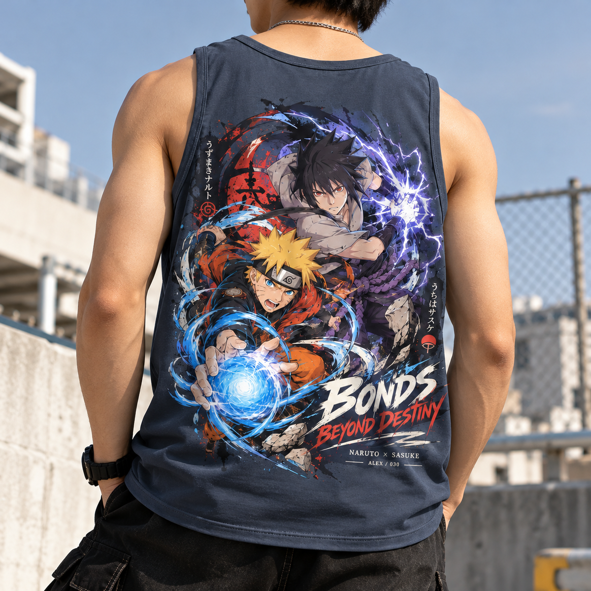 Naruto Shippuden Bonds Beyond Pain Graphic Tank Top