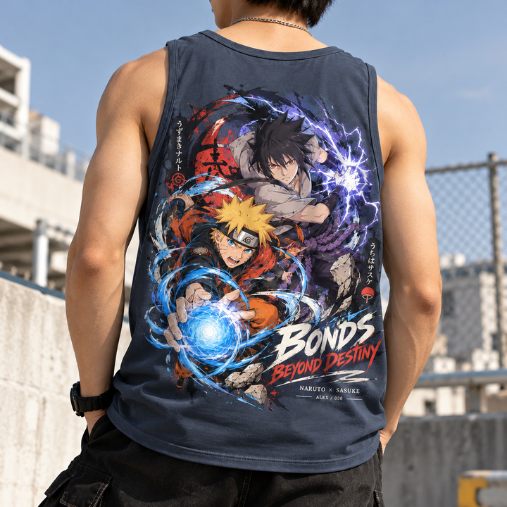 Naruto Shippuden Bonds Beyond Pain Graphic Tank Top