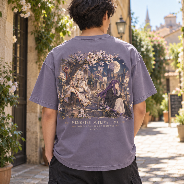Frieren Anime Memories of Time Graphic T-Shirt