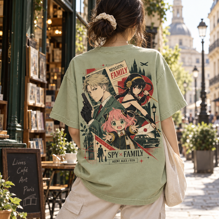 Spy x Family Anime Family Graphic T-Shirt