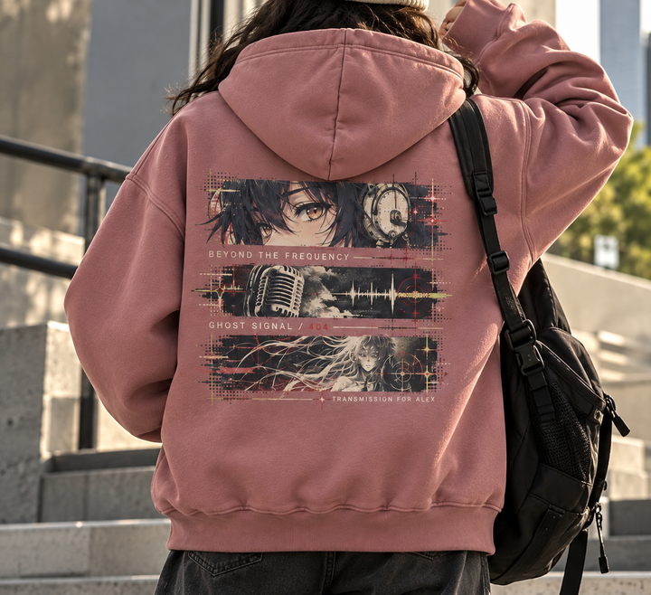 After Hours Dark Anime Music Graphic Hoodie