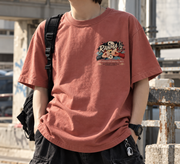 Ranma Two Sides One Legend Anime Graphic T-Shirt - front print view