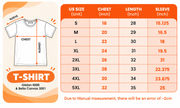 Gildan 5000 size chart in inches